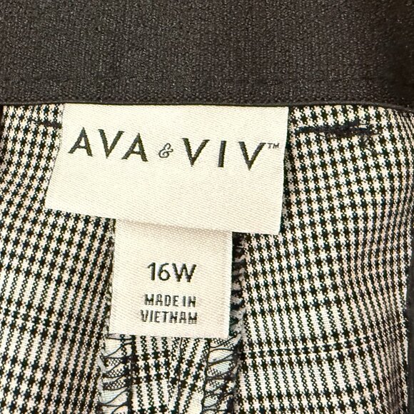 Ava & Viv Plaid Pants - Size 16W - Picture 14 of 14